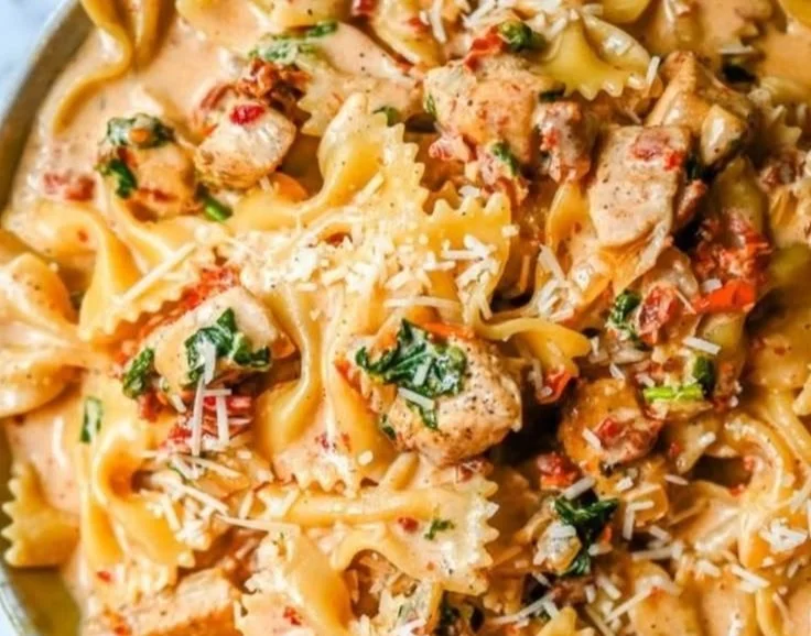 Delicious Marry Me Chicken Pasta dish featuring creamy sauce and tender chicken.