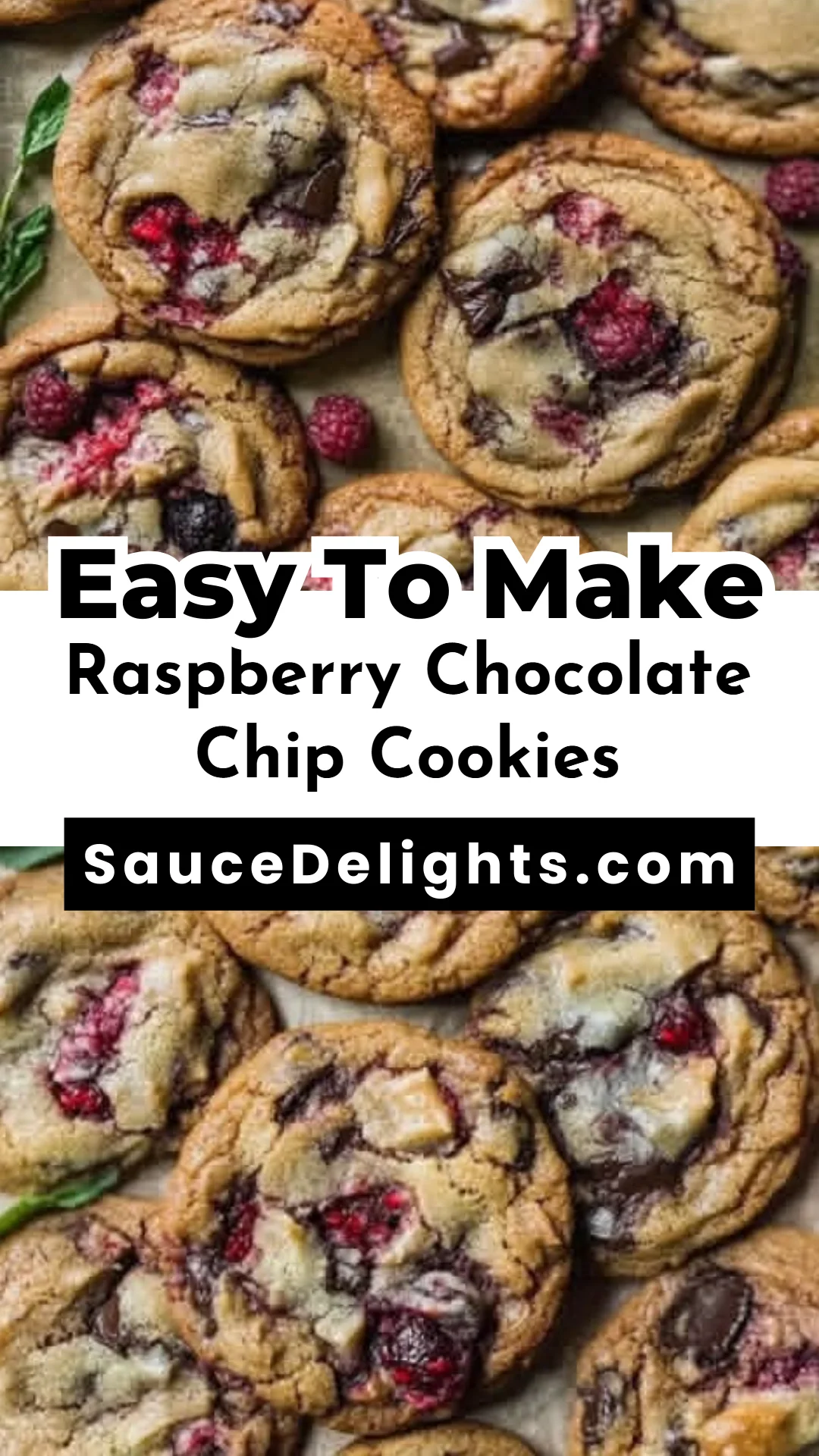 Raspberry Chocolate Chip Cookies