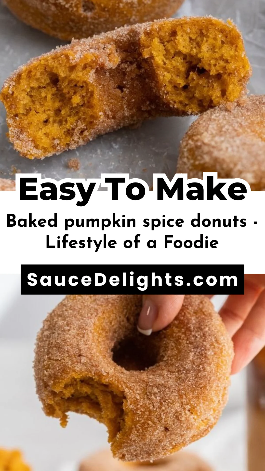 Baked pumpkin spice donuts - Lifestyle of a Foodie