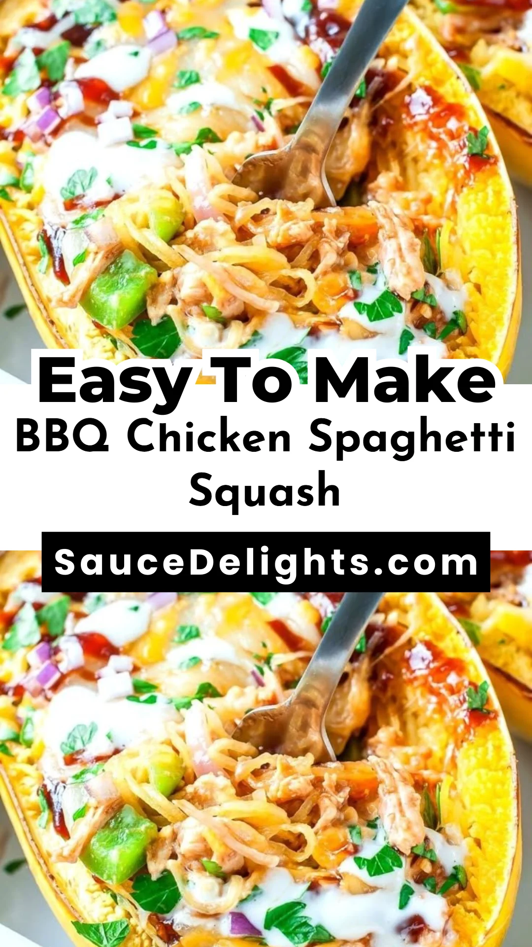 BBQ Chicken Spaghetti Squash