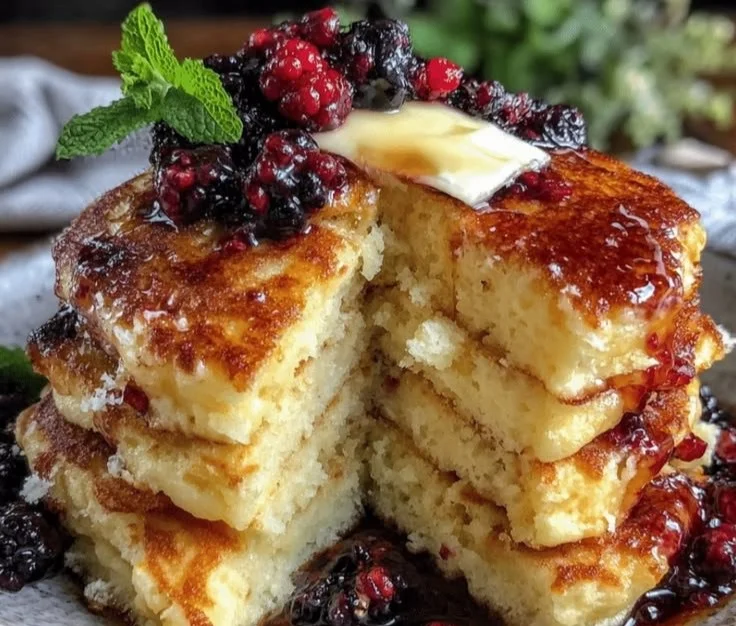 Berry Huckleberry Pancakes
