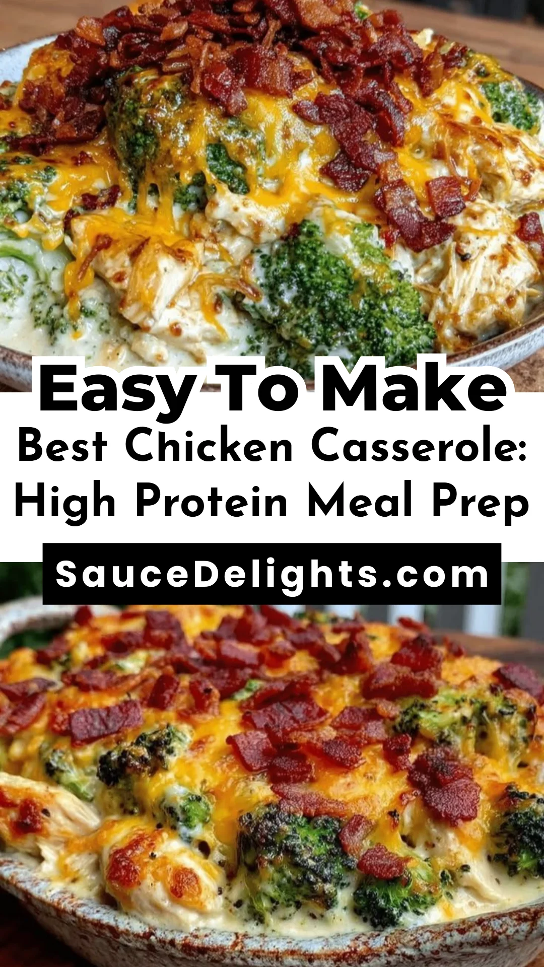 Best Chicken Casserole: High Protein Meal Prep
