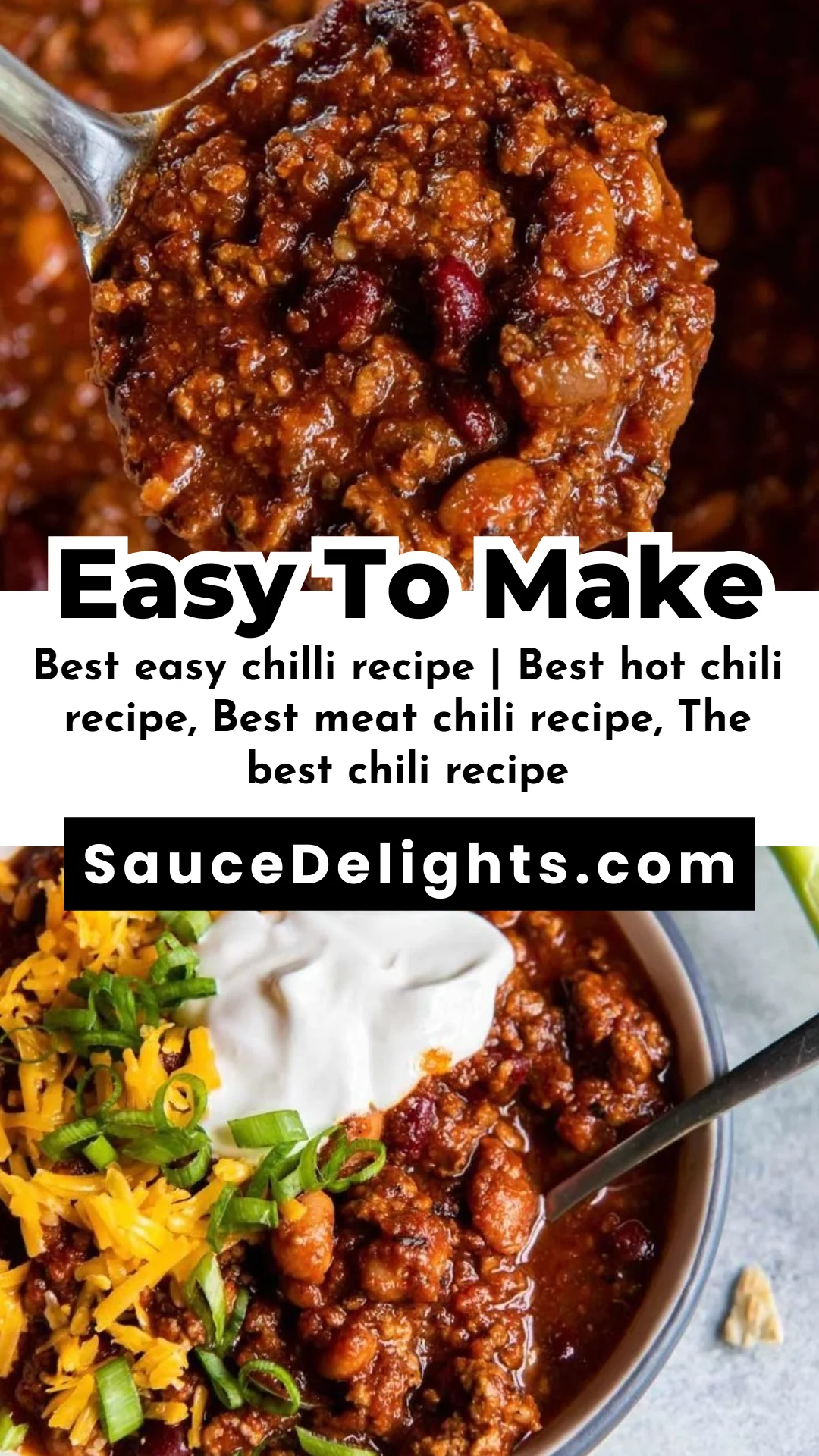 Best easy chilli recipe | Best hot chili recipe, Best meat chili recipe, The best chili recipe