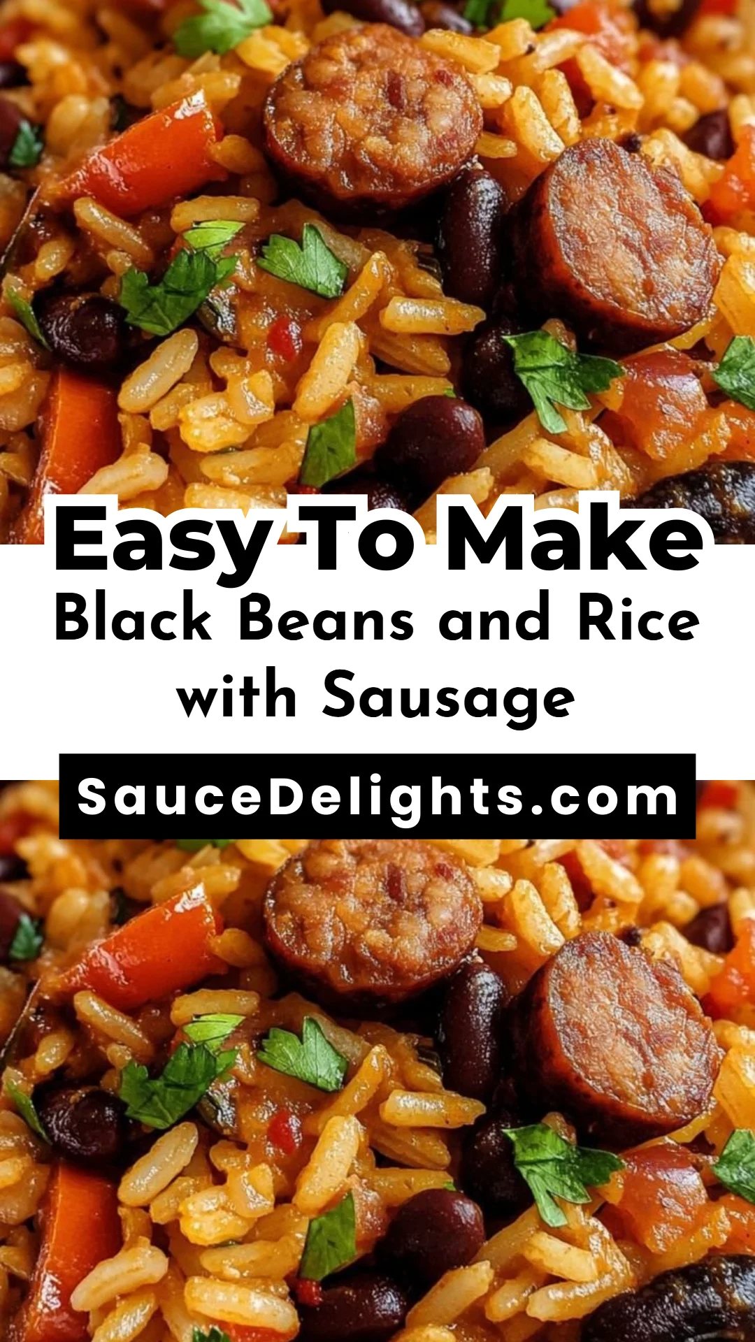 Black Beans and Rice with Sausage