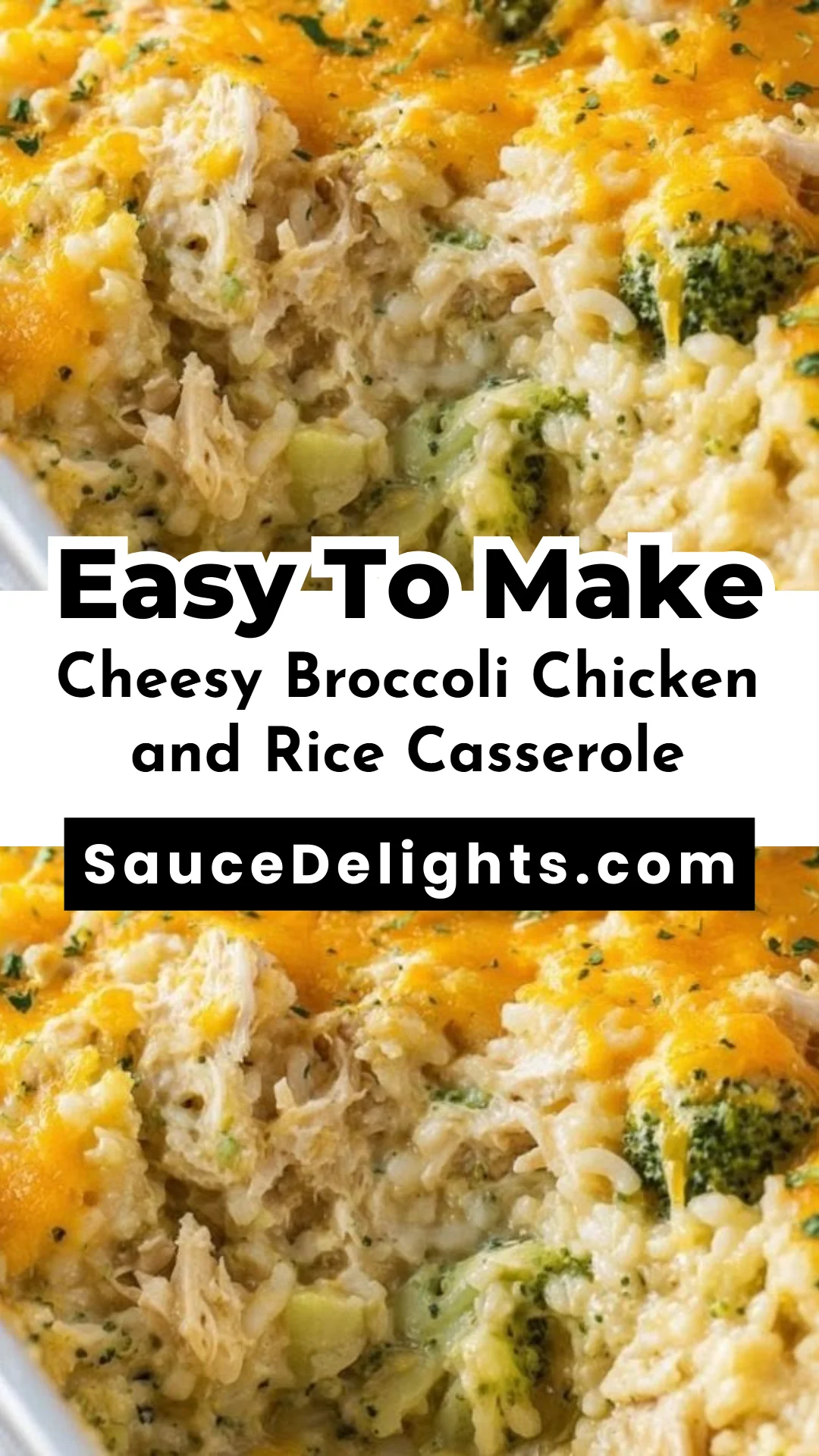 Cheesy Broccoli Chicken and Rice Casserole