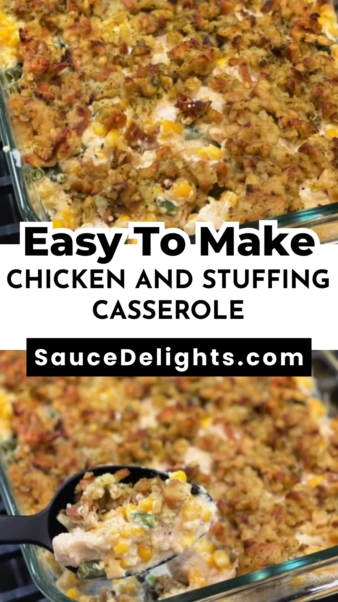CHICKEN AND STUFFING CASSEROLE