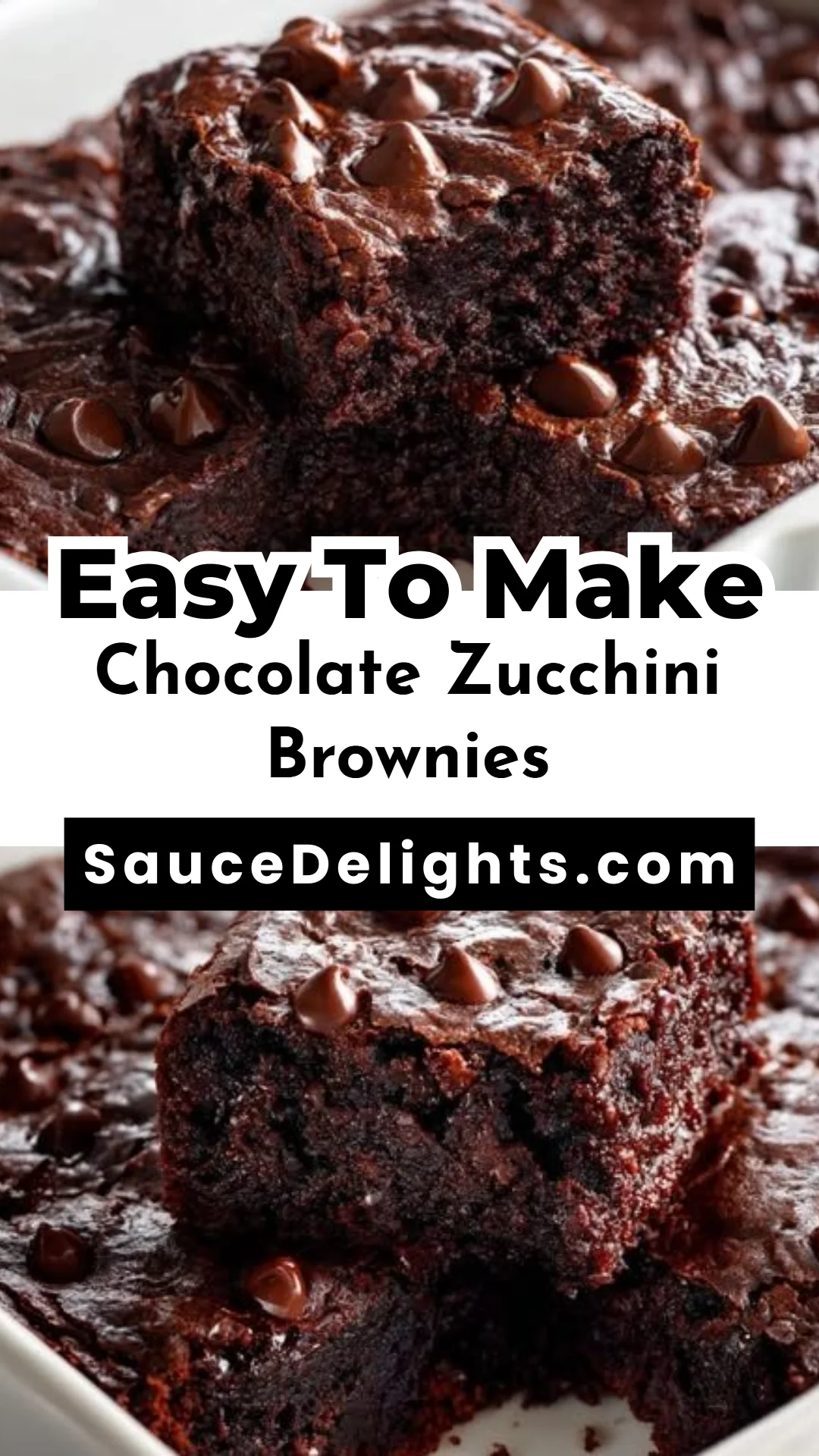 Chocolate Zucchini Brownies