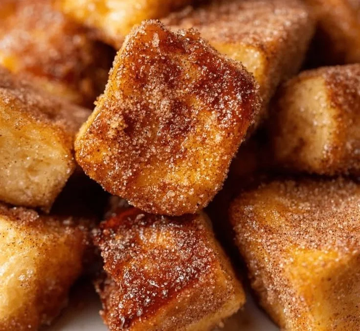 Cinnamon Roll French Toast Bites