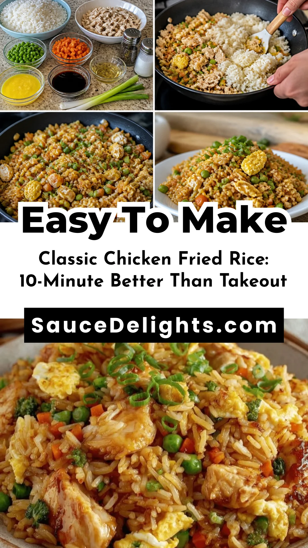 Classic Chicken Fried Rice: 10-Minute Better Than Takeout