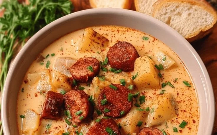 Creamy Cajun Potato Soup Recipe