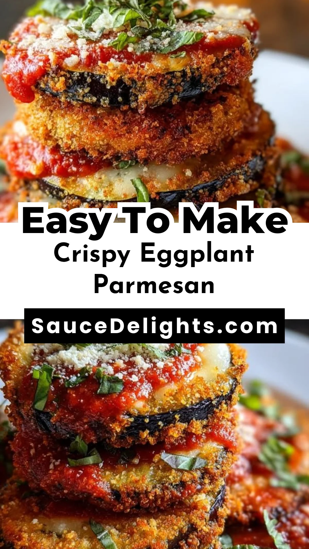 Crispy Eggplant Parmesan