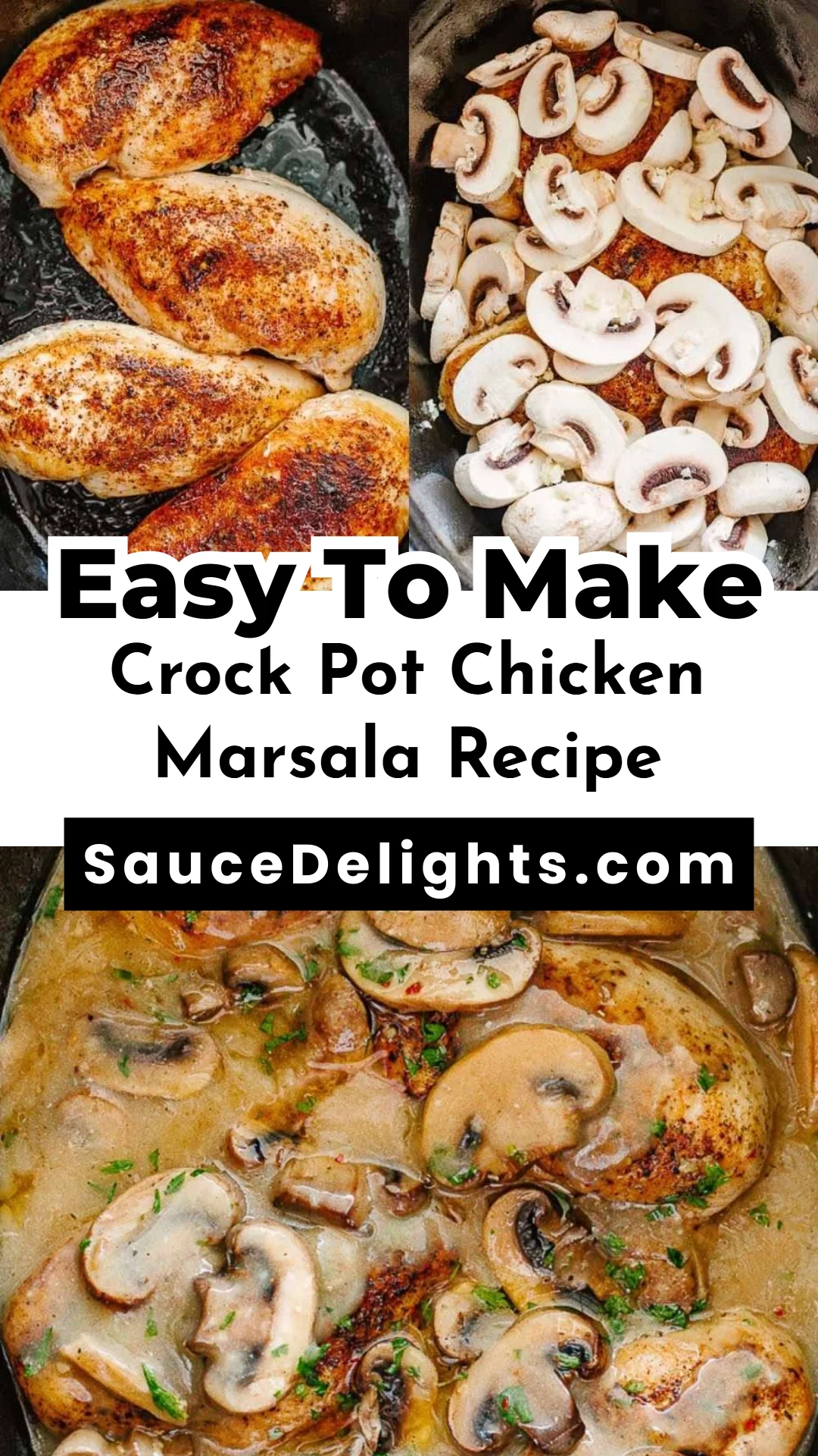 Crock Pot Chicken Marsala Recipe