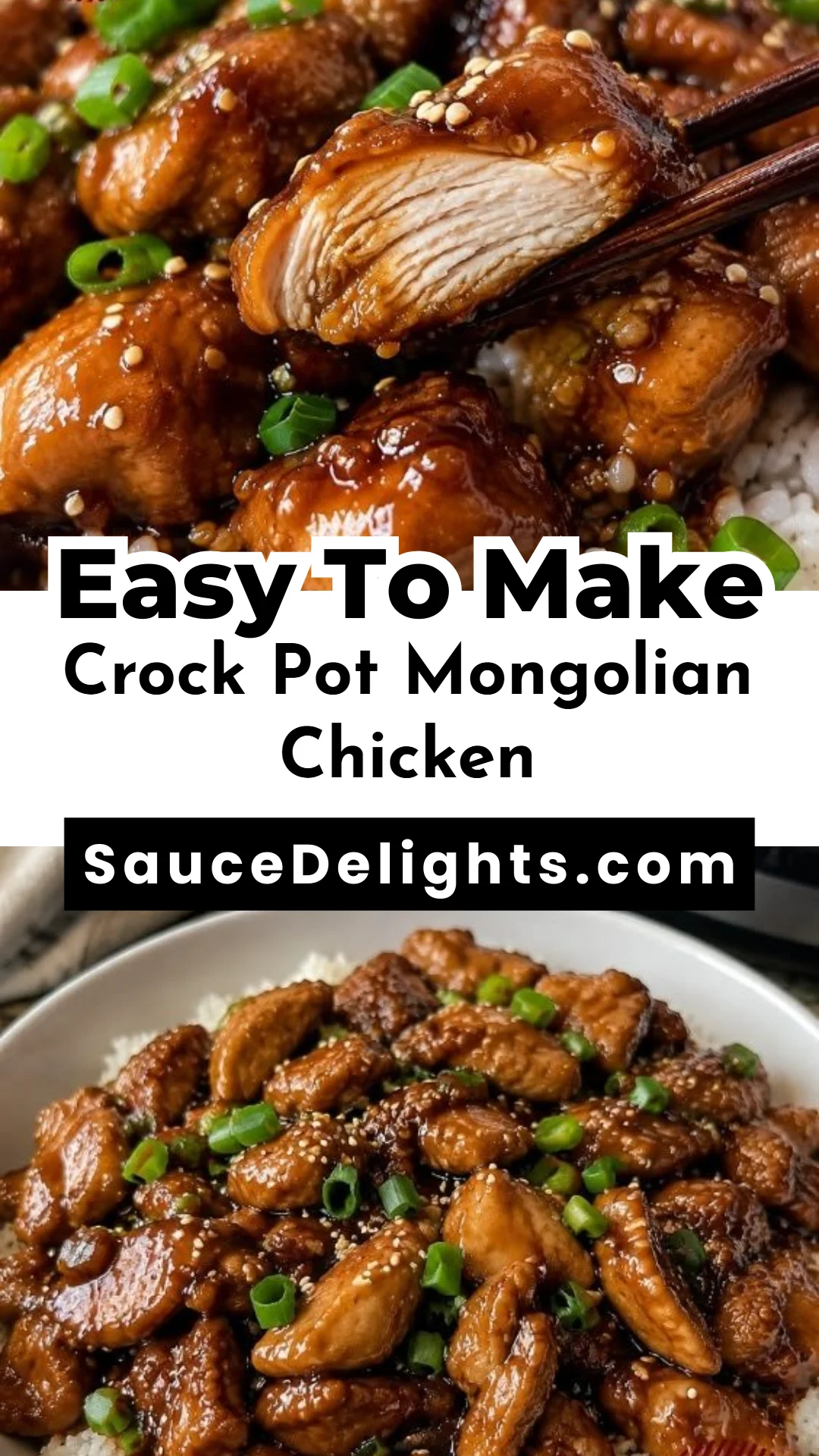 Crock Pot Mongolian Chicken