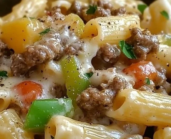 Delicious Philly Cheese Steak Pasta Recipe for Family Dinners