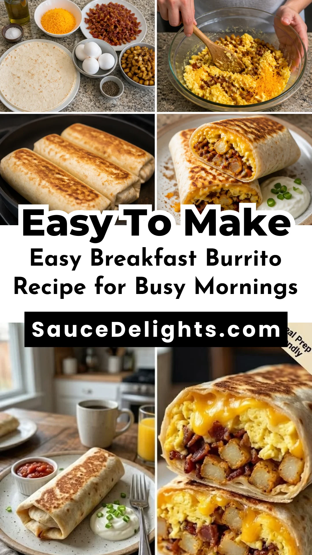 Easy Breakfast Burrito Recipe for Busy Mornings