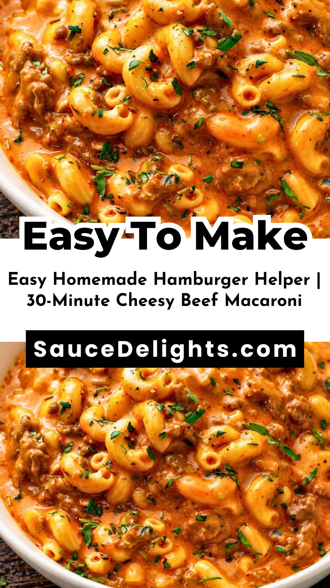 Easy Homemade Hamburger Helper | 30-Minute Cheesy Beef Macaroni
