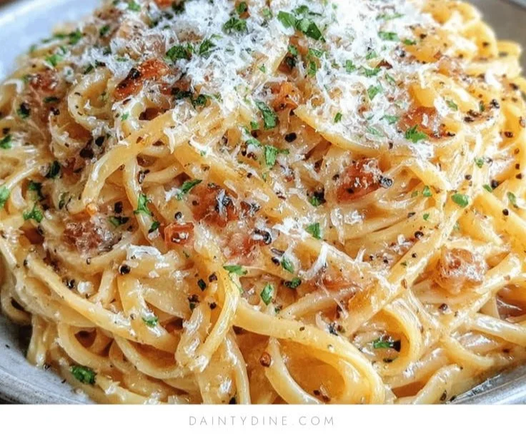 Easy Lazy Garlic Brown Butter Noodles with Parmesan