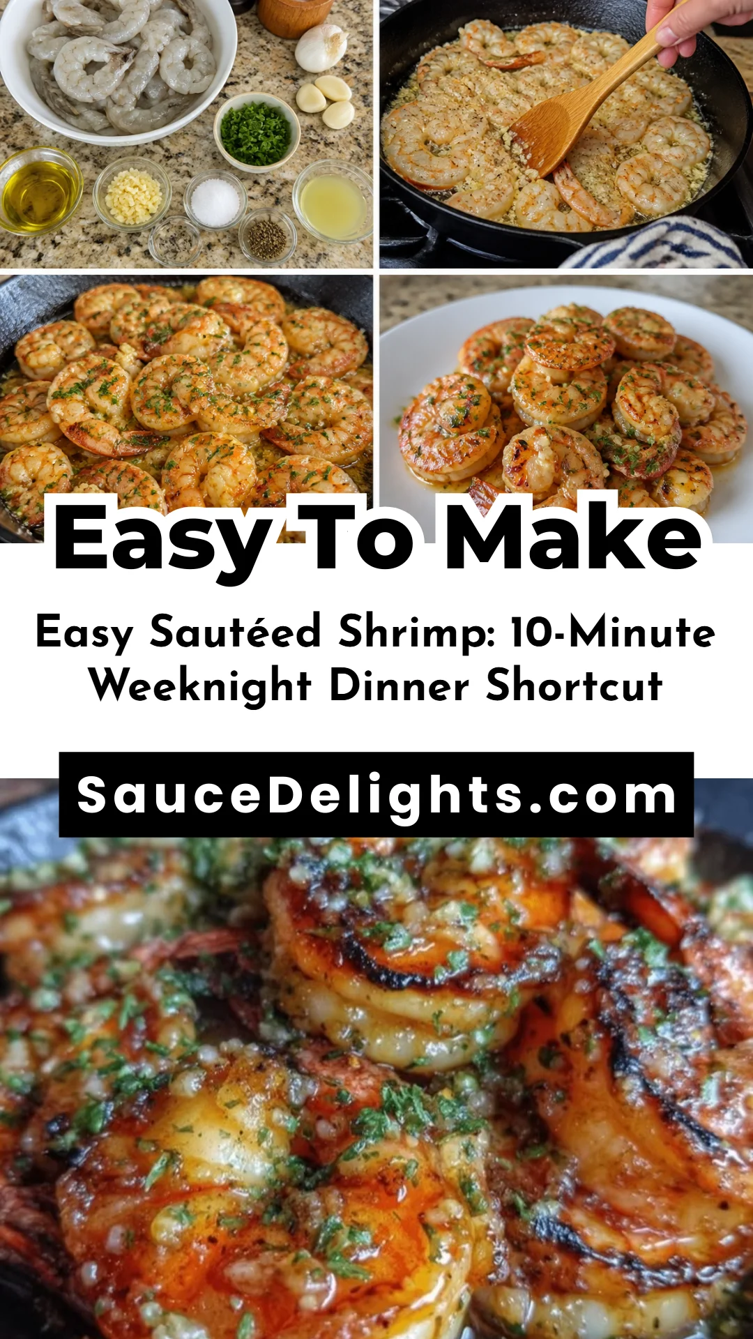 Easy Sautéed Shrimp: 10-Minute Weeknight Dinner Shortcut