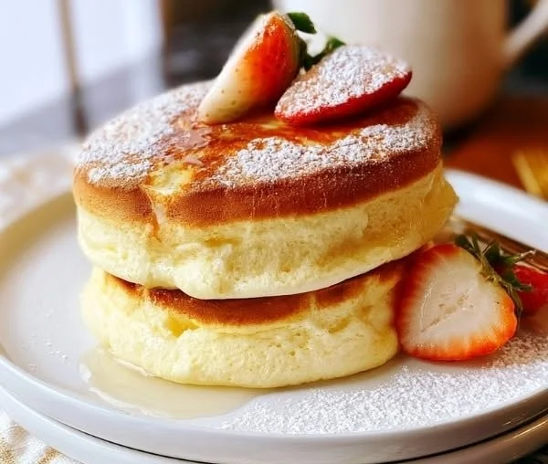 Fluffy & Jiggly Japanese Souffle Pancakes | Easy Breakfast Recipe