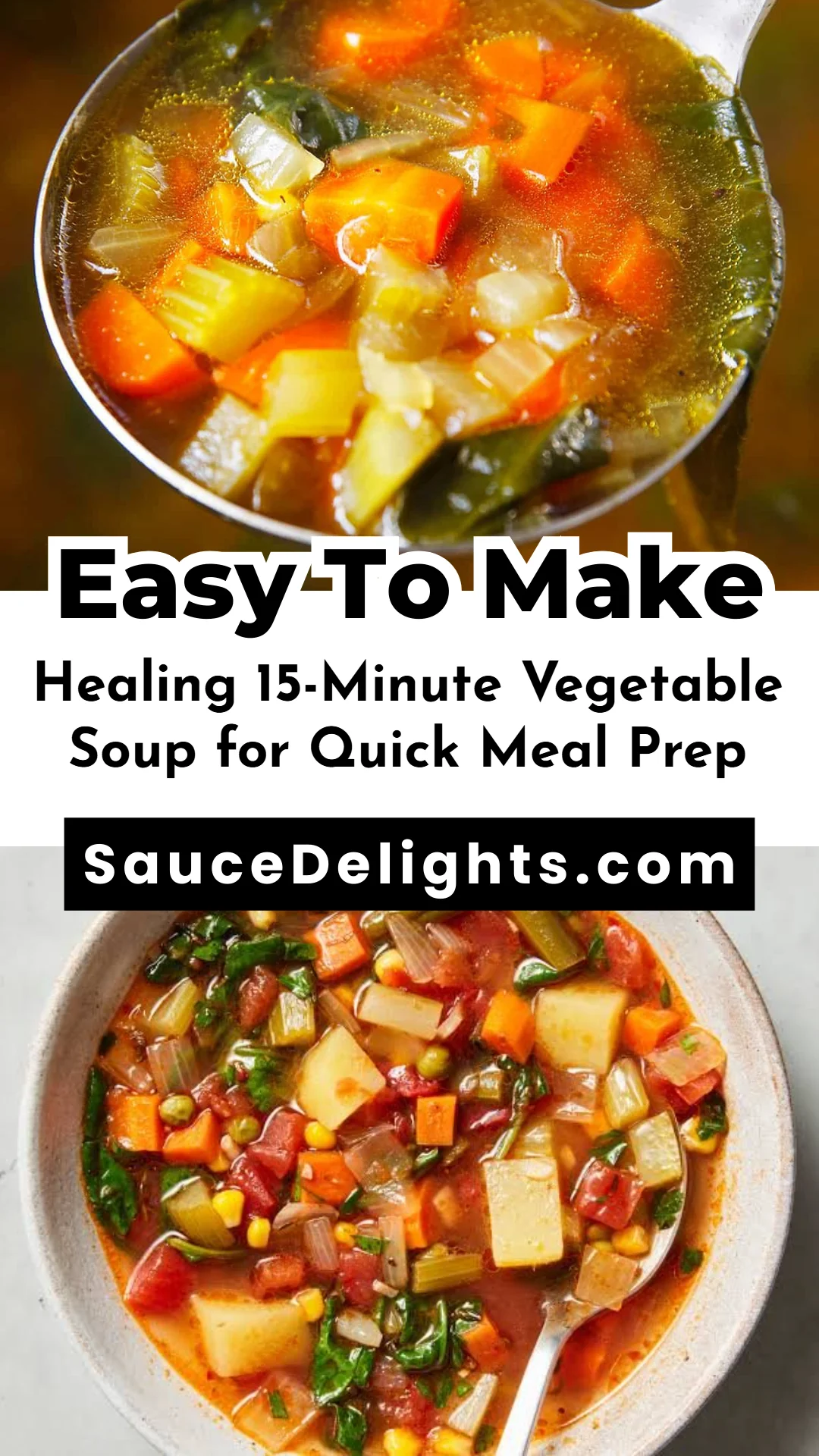 Healing 15-Minute Vegetable Soup for Quick Meal Prep