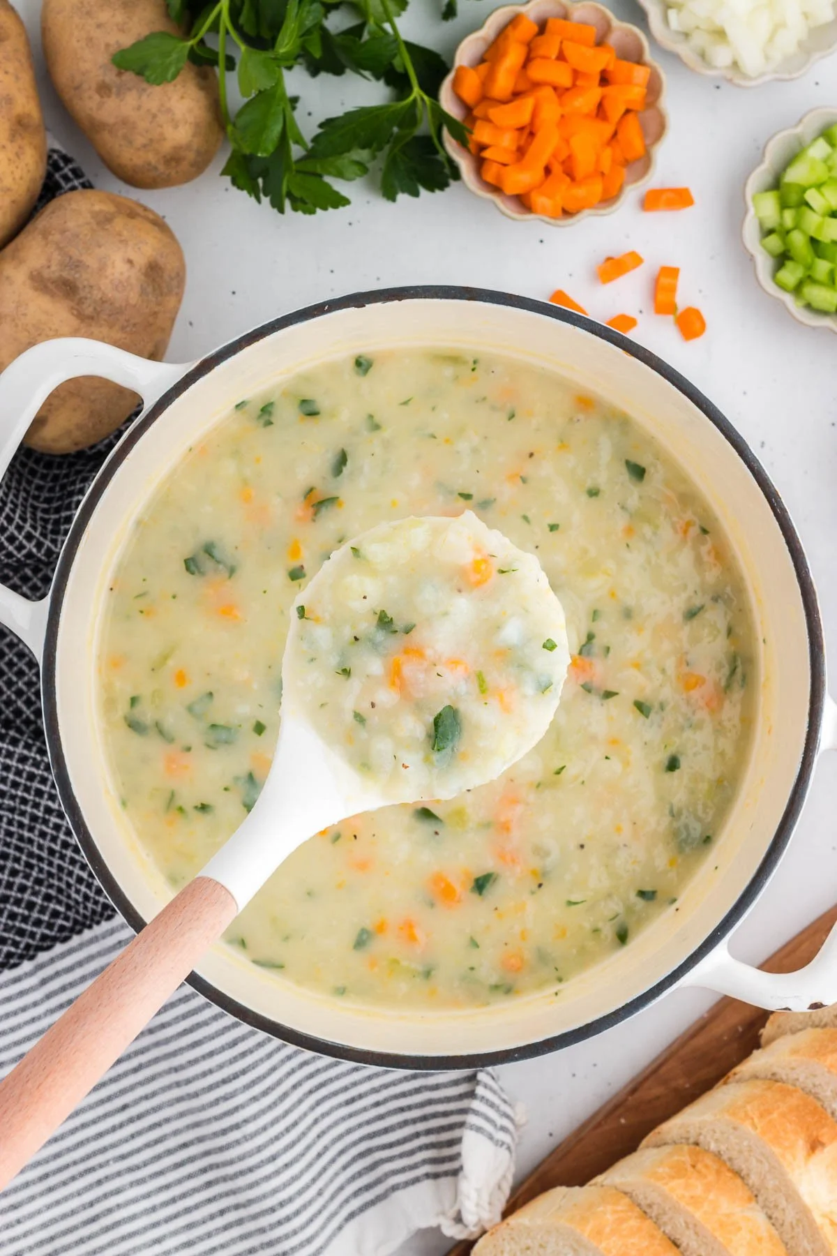 Healthy Creamy Vegetable Soup (No Heavy Cream, 30 Minutes)
