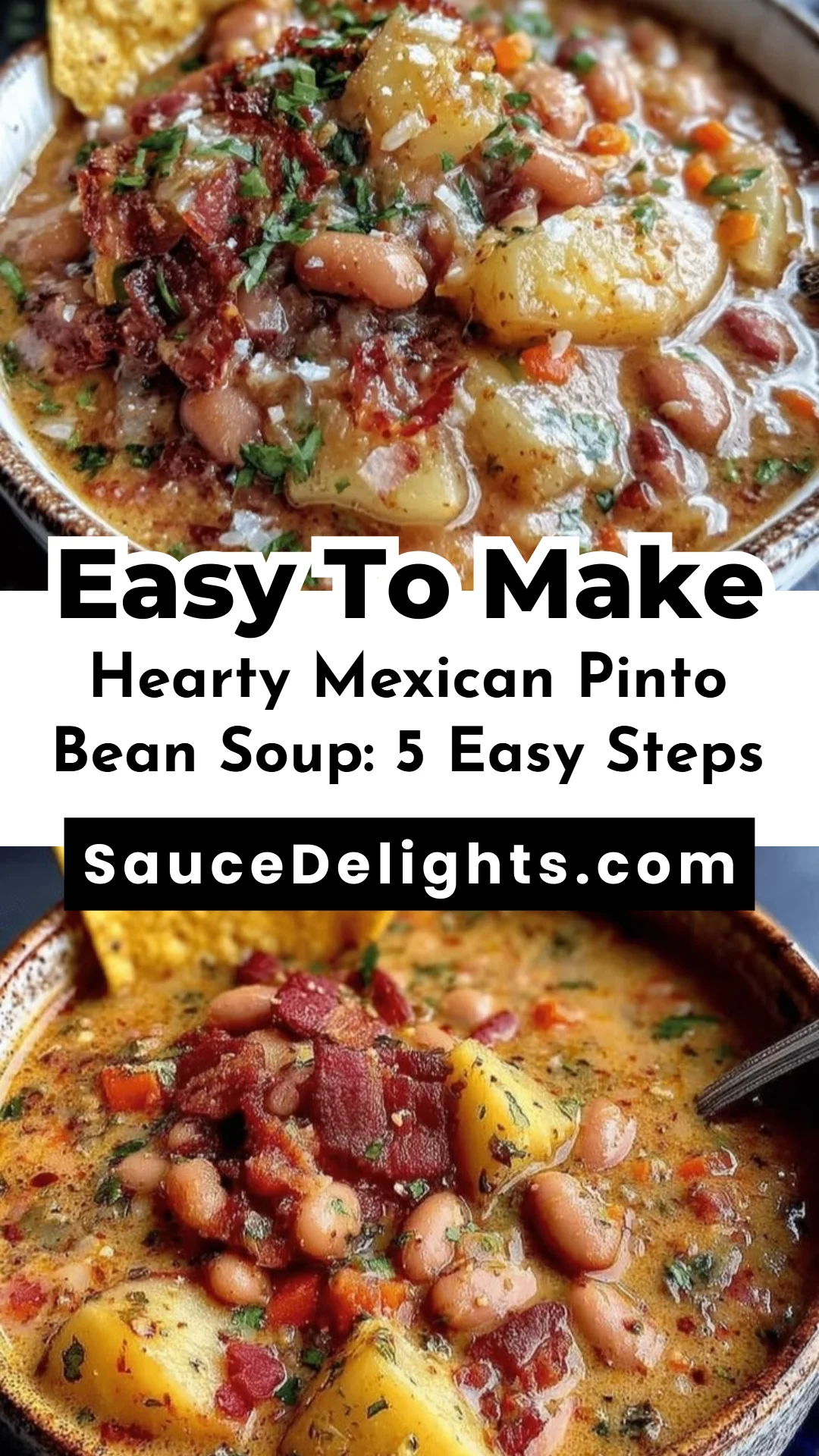 Hearty Mexican Pinto Bean Soup: 5 Easy Steps