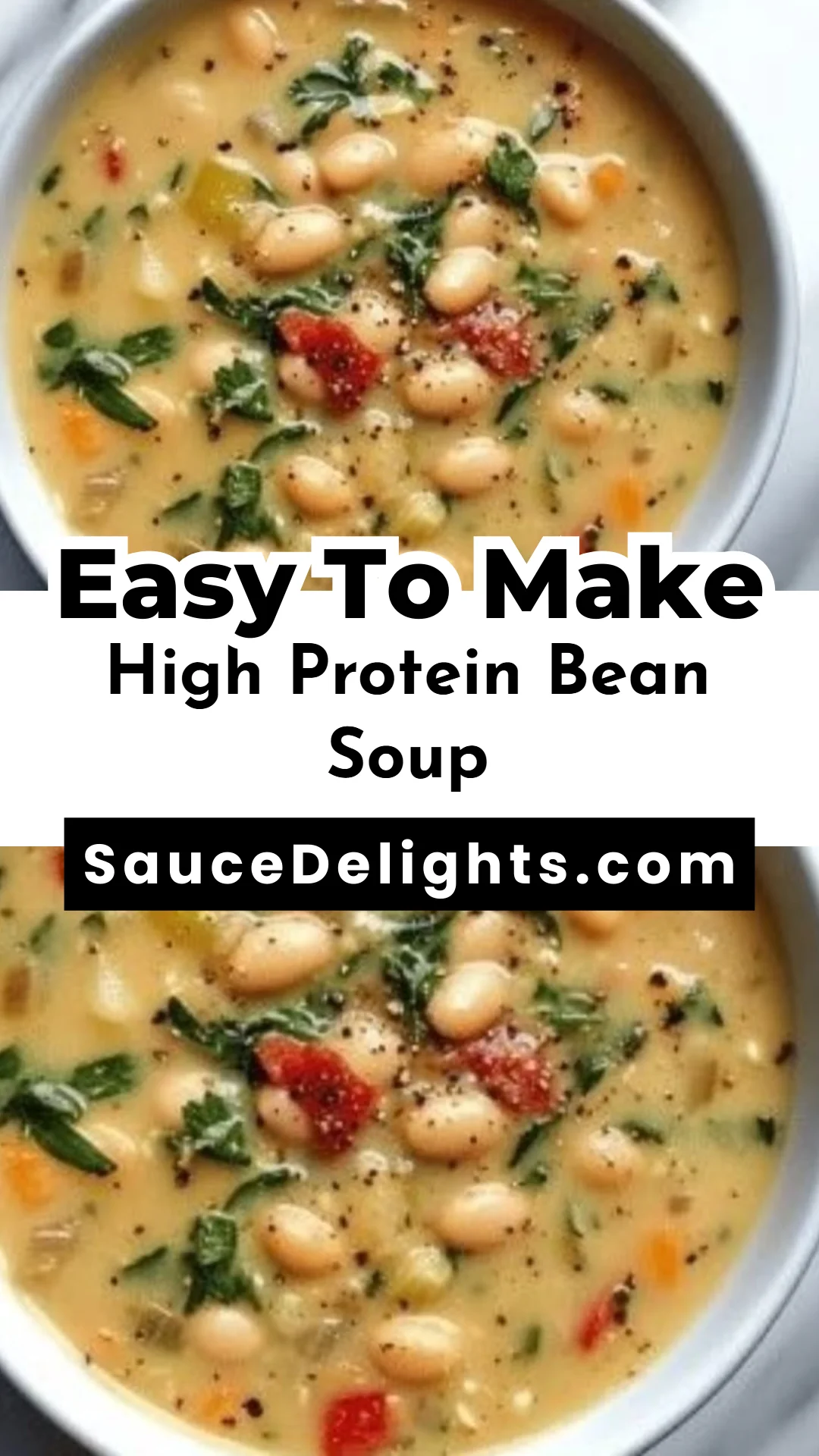 High Protein Bean Soup
