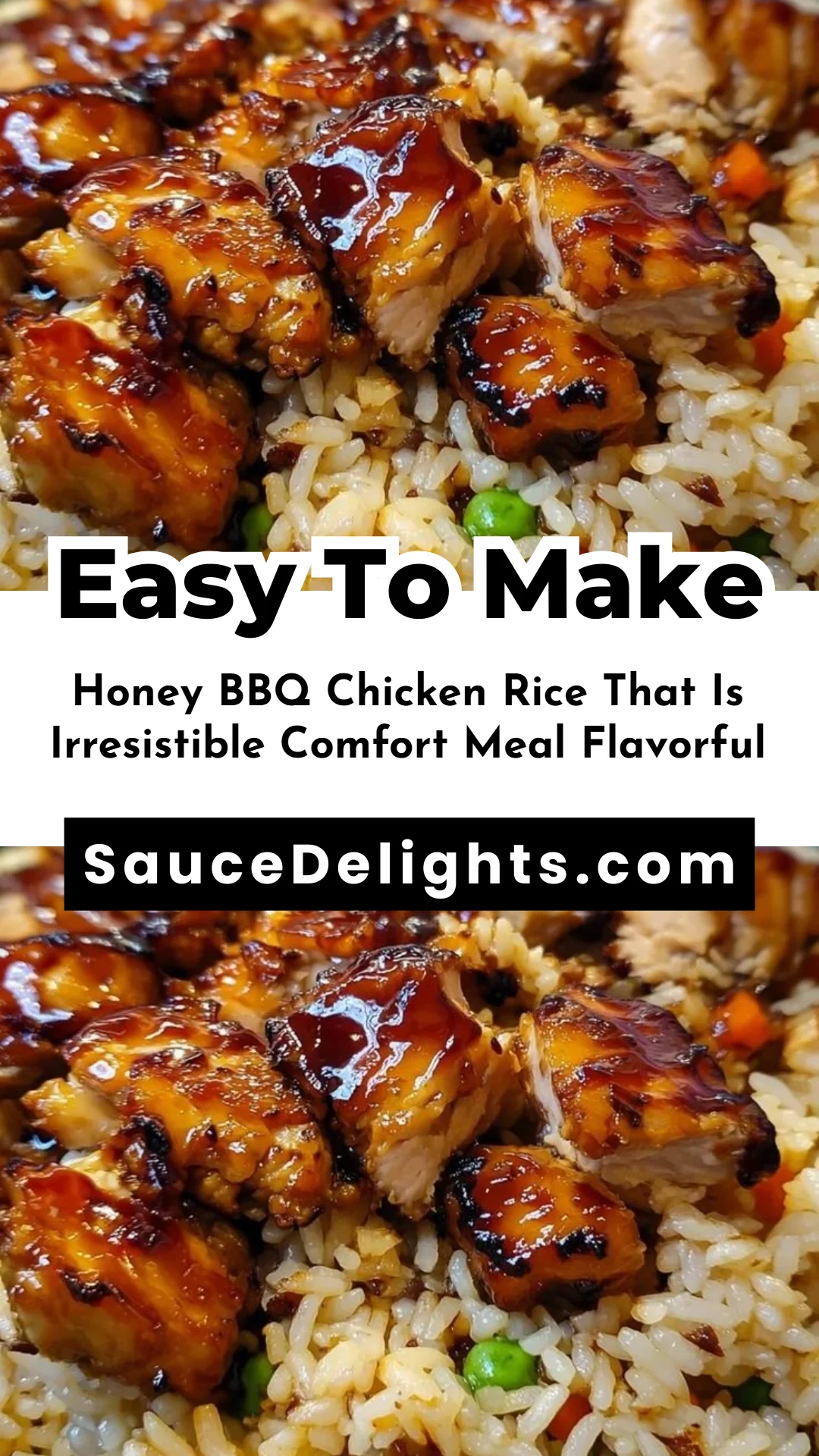 Honey BBQ Chicken Rice That Is Irresistible Comfort Meal Flavorful