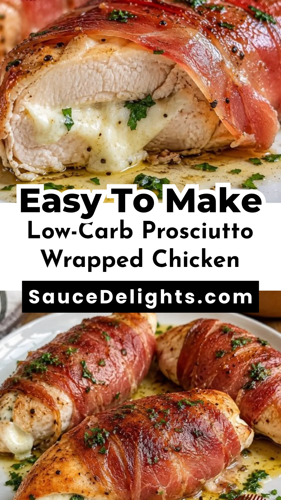 Low-Carb Prosciutto Wrapped Chicken