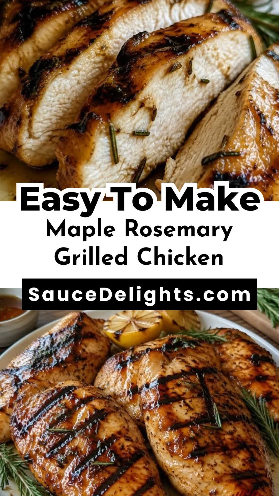 Maple Rosemary Grilled Chicken