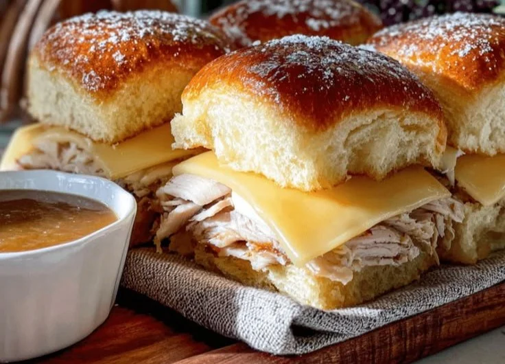 Mini Turkey and Cheese Sliders