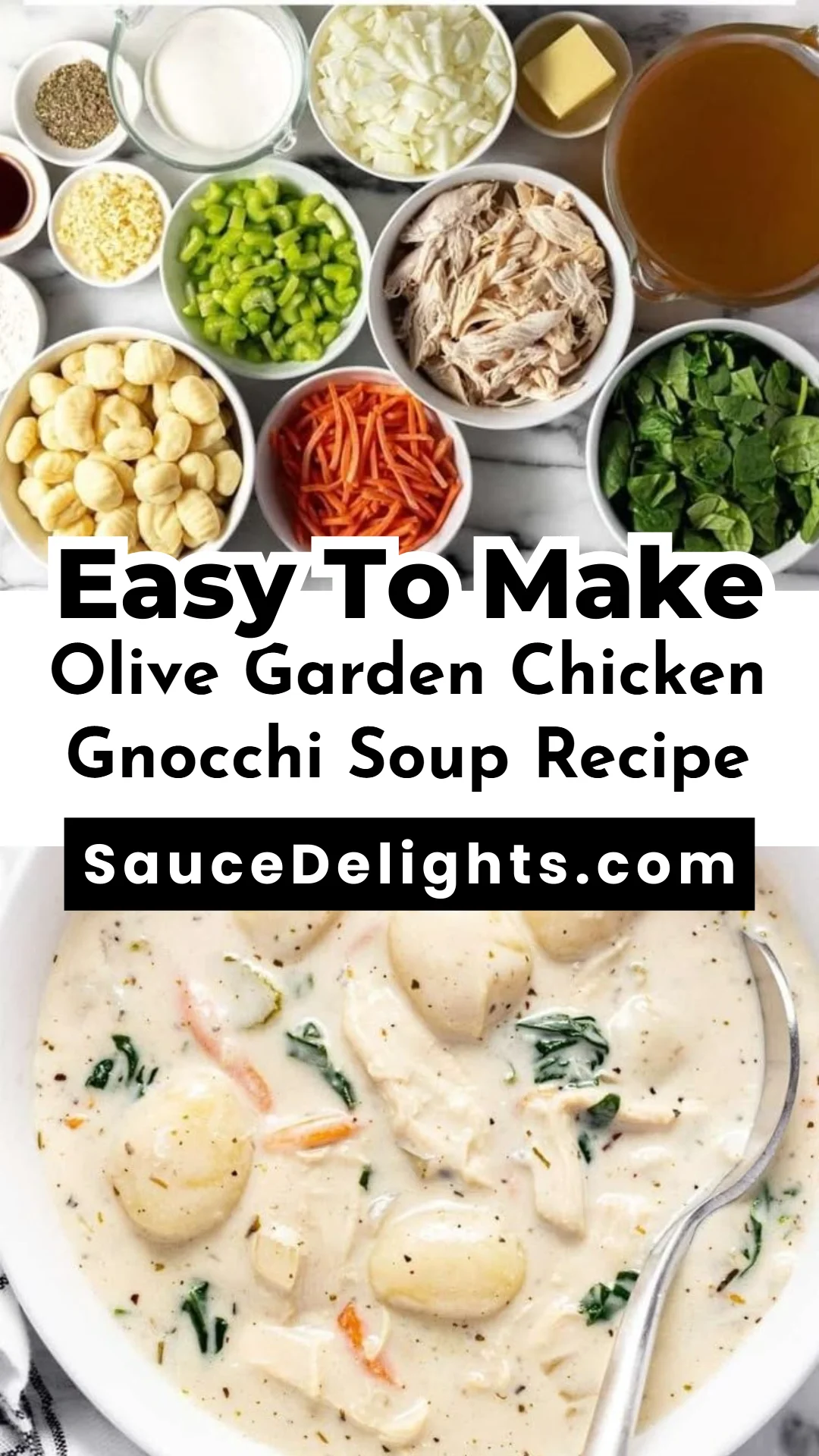 Olive Garden Chicken Gnocchi Soup Recipe