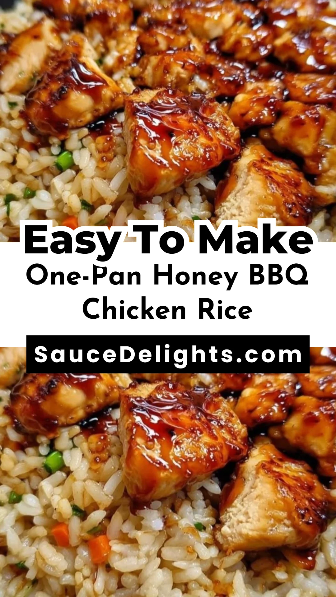 One-Pan Honey BBQ Chicken Rice