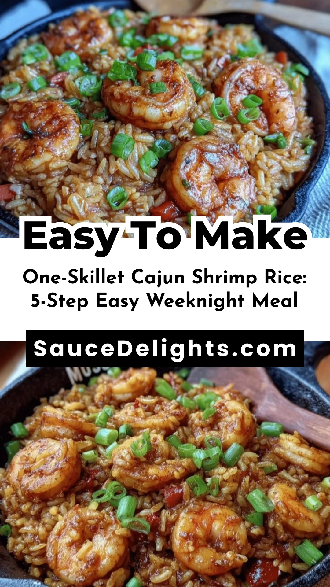 One-Skillet Cajun Shrimp Rice: 5-Step Easy Weeknight Meal