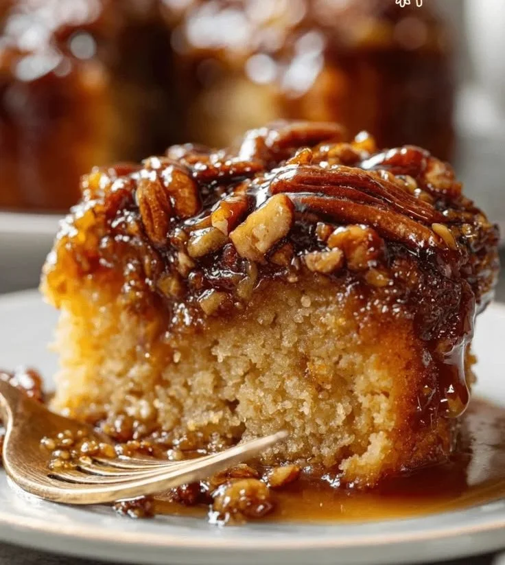 Pecan Upside Down Cake