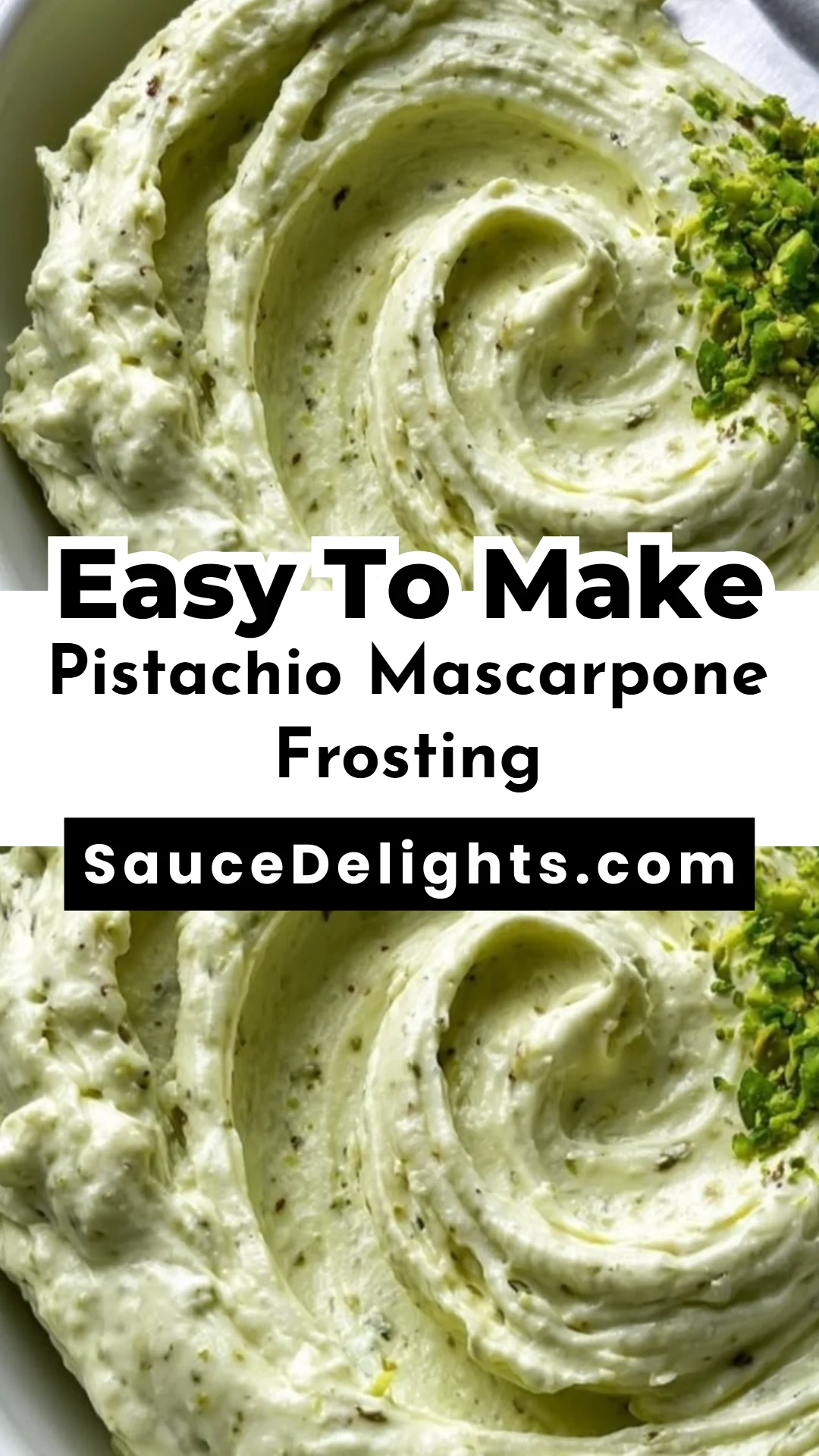 Pistachio Mascarpone Frosting
