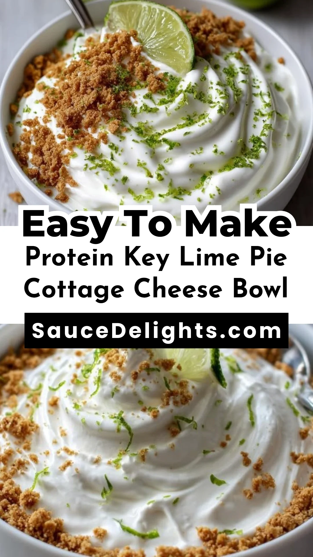 Protein Key Lime Pie Cottage Cheese Bowl