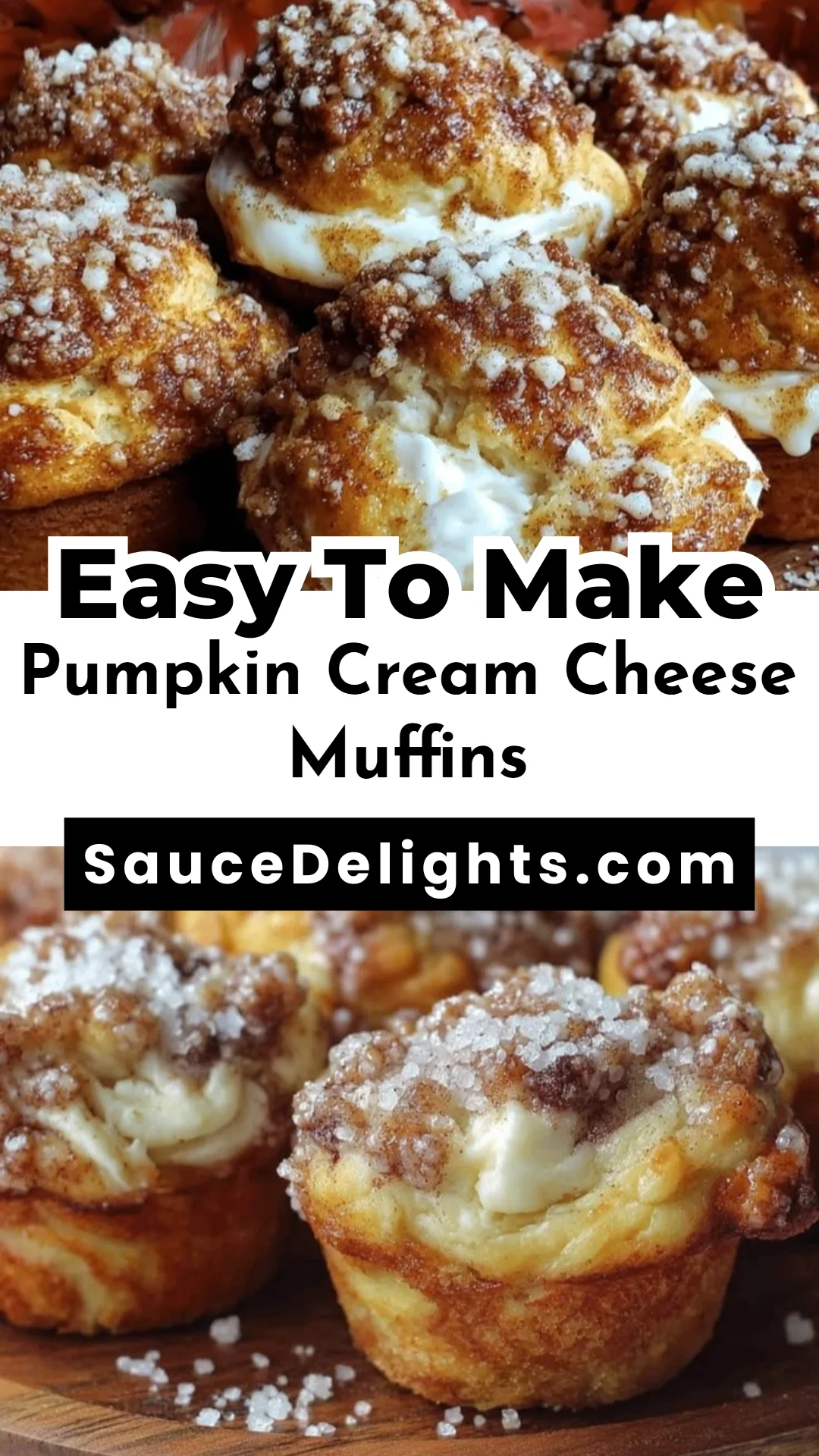 Pumpkin Cream Cheese Muffins