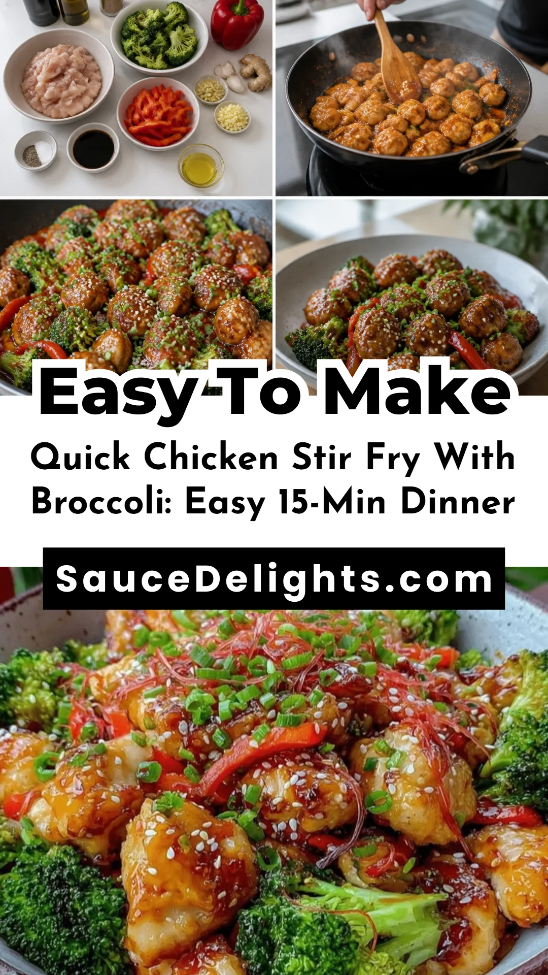 Quick Chicken Stir Fry With Broccoli: Easy 15-Min Dinner