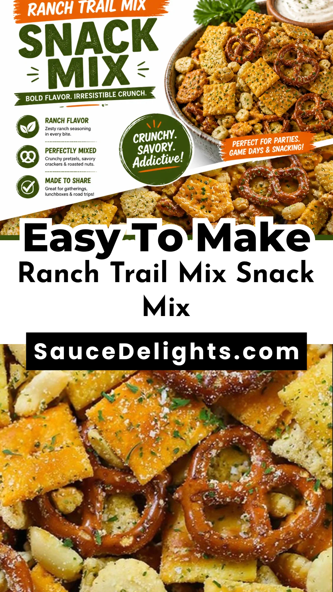 Ranch Trail Mix Snack Mix
