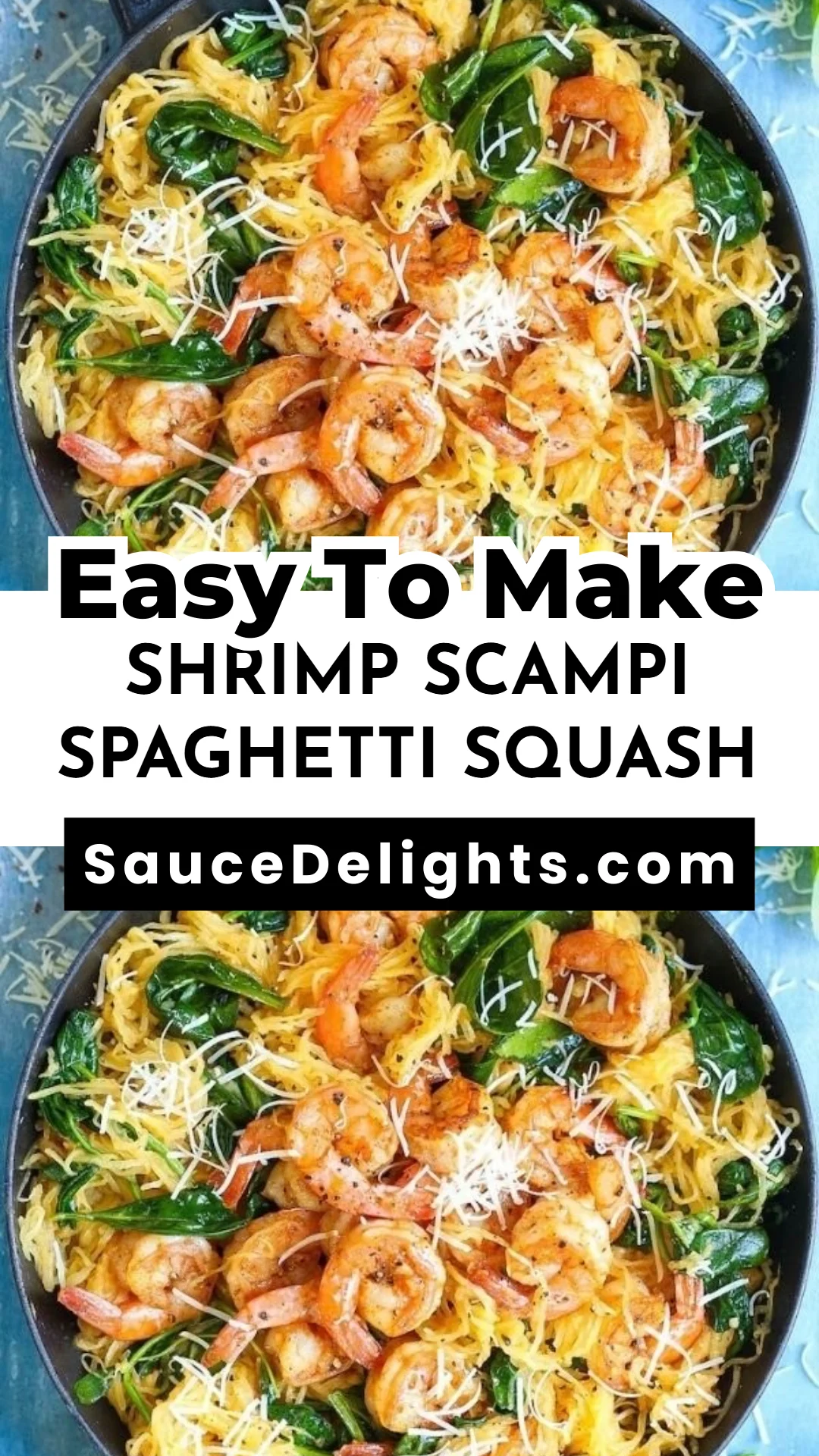 SHRIMP SCAMPI SPAGHETTI SQUASH