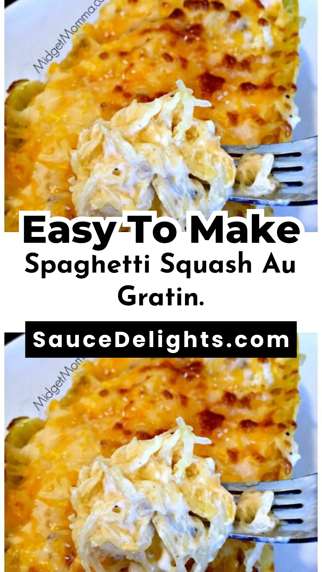 Spaghetti Squash Au Gratin.