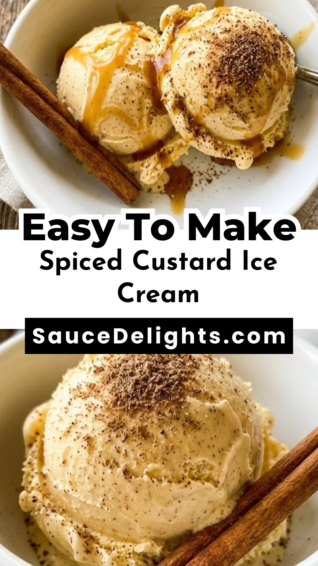 Spiced Custard Ice Cream