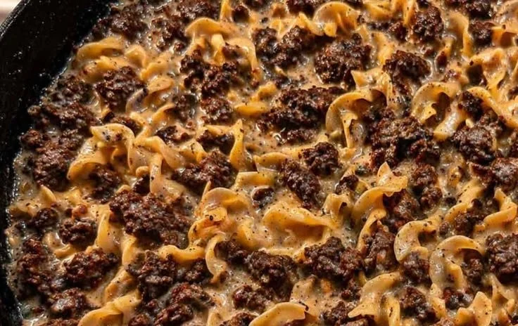 Super Easy Beef & Noodles - One Pot!