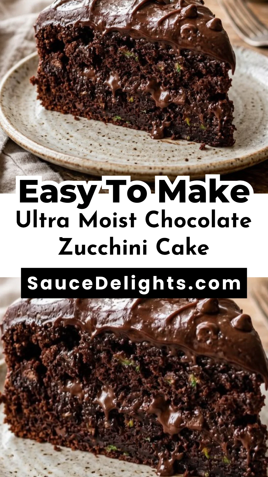 Ultra Moist Chocolate Zucchini Cake