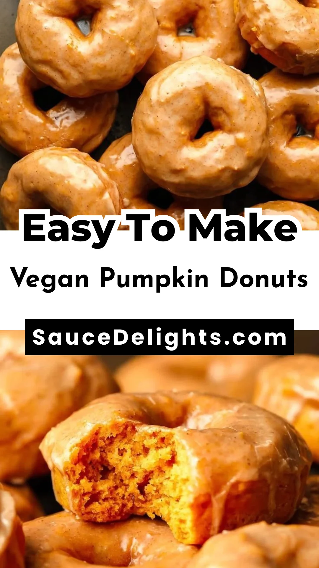 Vegan Pumpkin Donuts